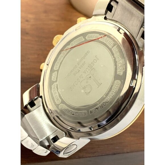 Joshua & Sons Men's Watch JS56 Quartz Chronograph Two Tone Stainless Ste… - Picture 6 of 13